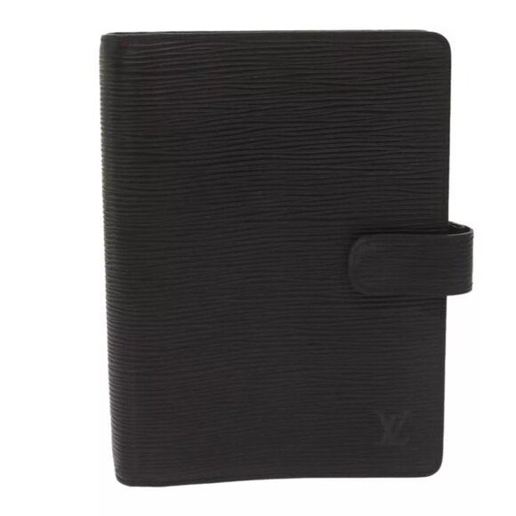 LOUIS VUITTON Epi Agenda MM Day Planner Cover Black R20042 LV Auth am5932 - Picture 2 of 16